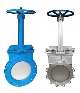 刀型閘閥 PZ73X—10R  DN100 PN10（配反法蘭、